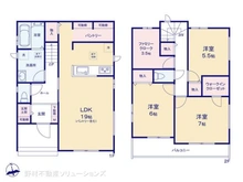 【千葉県/松戸市新松戸】松戸市新松戸6丁目 新築一戸建て 間取り図