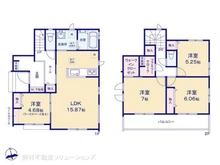 【千葉県/松戸市新松戸】松戸市新松戸6丁目 新築一戸建て 間取り図