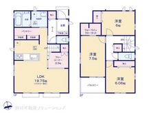 【千葉県/松戸市新松戸】松戸市新松戸6丁目 新築一戸建て 間取り図