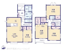 【千葉県/松戸市新松戸】松戸市新松戸6丁目 新築一戸建て 間取り図