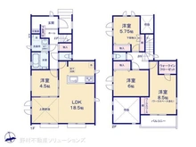 【千葉県/松戸市新松戸】松戸市新松戸6丁目 新築一戸建て 間取り図