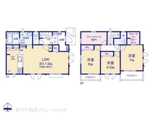 【千葉県/松戸市東平賀】松戸市東平賀 新築一戸建て 間取り図