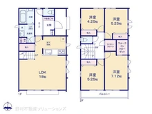 【千葉県/松戸市五香西】松戸市五香西3丁目 新築一戸建て 間取り図