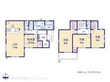【千葉県/松戸市松飛台】松戸市松飛台 新築一戸建て 間取り図
