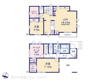 【千葉県/松戸市五香】松戸市五香1丁目 新築一戸建て 間取り図