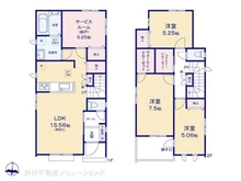 【千葉県/松戸市中金杉】松戸市中金杉4丁目 新築一戸建て 間取り図