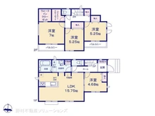 【千葉県/松戸市中金杉】松戸市中金杉4丁目 新築一戸建て 間取り図