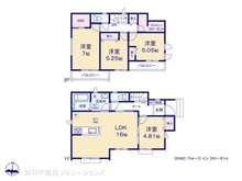 【千葉県/松戸市中金杉】松戸市中金杉4丁目 新築一戸建て 間取り図