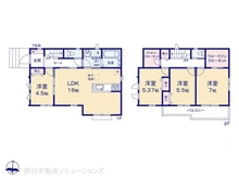 【千葉県/松戸市中金杉】松戸市中金杉4丁目 新築一戸建て 間取り図
