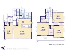 【千葉県/松戸市六高台】松戸市六高台4丁目 新築一戸建て 間取り図
