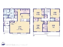 【千葉県/松戸市新松戸】松戸市新松戸6丁目 新築一戸建て 間取り図