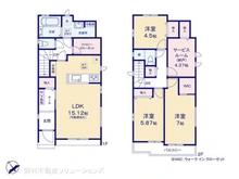 【千葉県/柏市柏】柏市柏 新築一戸建て 間取り図