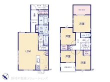 【千葉県/柏市南逆井】柏市南逆井4丁目 新築一戸建て 間取り図