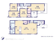 【千葉県/柏市高田】柏市高田 新築一戸建て 間取り図