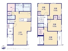 【千葉県/柏市西町】柏市西町 新築一戸建て 間取り図