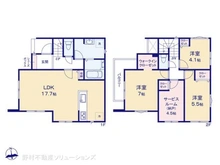 【千葉県/柏市西町】柏市西町 新築一戸建て 間取り図