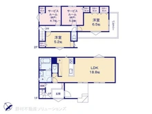 【千葉県/柏市松ケ崎】柏市松ケ崎 新築一戸建て 間取り図