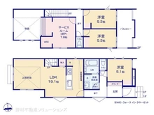 【千葉県/松戸市小金原】松戸市小金原8丁目 新築一戸建て 間取り図