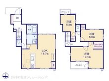 【千葉県/柏市高田】柏市高田 新築一戸建て 間取り図
