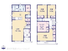 【千葉県/松戸市三矢小台】松戸市三矢小台5丁目 新築一戸建て 間取り図