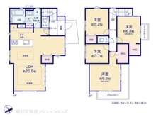 【千葉県/松戸市殿平賀】松戸市殿平賀 新築一戸建て 間取り図