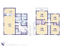 【千葉県/松戸市大谷口】松戸市大谷口 新築一戸建て 間取り図
