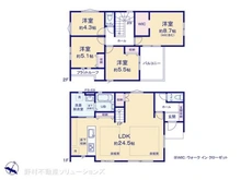【千葉県/流山市富士見台】流山市富士見台1丁目 新築一戸建て 間取り図