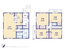 【千葉県/柏市藤心】柏市藤心4丁目 新築一戸建て 間取り図