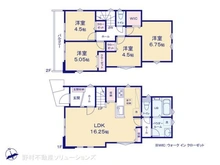 【千葉県/松戸市新作】松戸市新作 新築一戸建て 間取り図