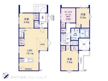 【千葉県/松戸市新松戸北】松戸市新松戸北2丁目 新築一戸建て 間取り図