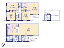 【千葉県/柏市あかね町】柏市あかね町 新築一戸建て 間取り図