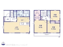 【千葉県/柏市柏】柏市柏 新築一戸建て 間取り図