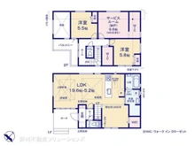 【千葉県/柏市北柏】柏市北柏3丁目 新築一戸建て 間取り図