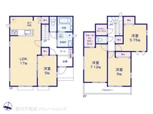 【千葉県/流山市江戸川台東】流山市江戸川台東4丁目 新築一戸建て 間取り図