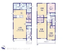 【千葉県/松戸市二十世紀が丘美野里町】松戸市二十世紀が丘美野里町 新築一戸建て 間取り図