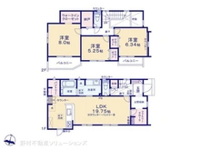 【千葉県/松戸市小金原】松戸市小金原9丁目 新築一戸建て 間取り図