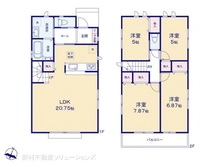 【千葉県/松戸市金ケ作】松戸市金ケ作 新築一戸建て 間取り図