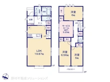 【千葉県/松戸市金ケ作】松戸市金ケ作 新築一戸建て 間取り図