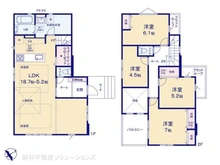 【千葉県/松戸市樋野口】松戸市樋野口 新築一戸建て 間取り図