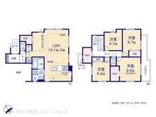【千葉県/松戸市新松戸】松戸市新松戸1丁目 新築一戸建て 間取り図