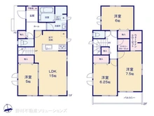 【千葉県/松戸市西馬橋】松戸市西馬橋4丁目 新築一戸建て 間取り図