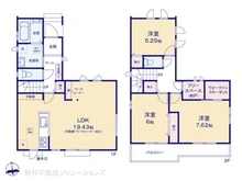 【千葉県/流山市大字東深井】流山市大字東深井 新築一戸建て 間取り図