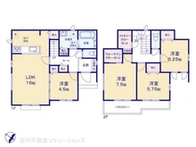 【千葉県/松戸市六高台】松戸市六高台4丁目 新築一戸建て 間取り図