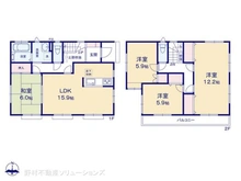 【千葉県/柏市若柴】柏市若柴 中古一戸建て 間取り図