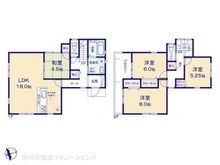 【千葉県/松戸市東平賀】松戸市東平賀 新築一戸建て 間取り図