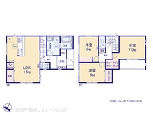 【千葉県/柏市南逆井】柏市南逆井3丁目 新築一戸建て 間取り図