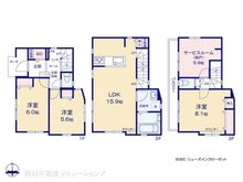 【千葉県/松戸市松戸】松戸市松戸 中古一戸建て 間取り図