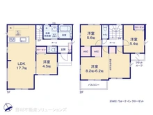【千葉県/柏市大室】柏市大室 新築一戸建て 間取り図