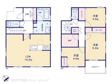 【千葉県/柏市緑ケ丘】柏市緑ケ丘 新築一戸建て 間取り図