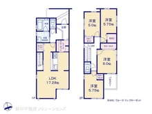 【千葉県/松戸市常盤平】松戸市常盤平4丁目 新築一戸建て 間取り図